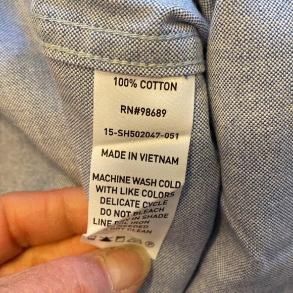 Todd Snyder Japanese Selvedge Oxford LS Button Down Shirt Sz M - Picture 7 of 7